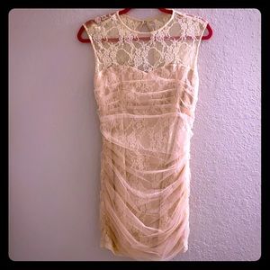 Cream/ off white lace dress